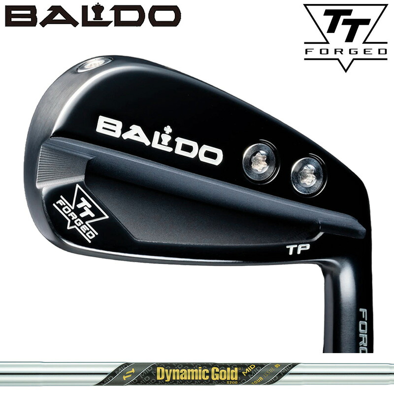 バルド TT FORGED 周遊旅行 衣嚢 アイアン 黒いこと 6本組 ダイナミックゴールド MID 95 TOUR ISSUE 作り付ける ミッド 【カスタム】【新品】 BALDO フォージド TP アイアン仕掛ける ゴルフ 野球クラブ