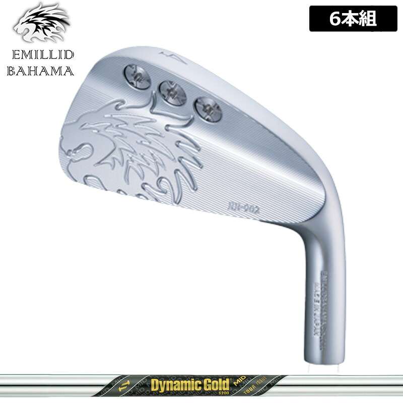 エミリッド バハマ EB-902 アイアン 6本組(#5-P) ダイナミックゴールド MID TOUR ISSUE 作り付ける ミッド ツアーイシュー 【カスタム】【新品】 EMILLID BAHAMA 仕掛ける EB902 マッスル