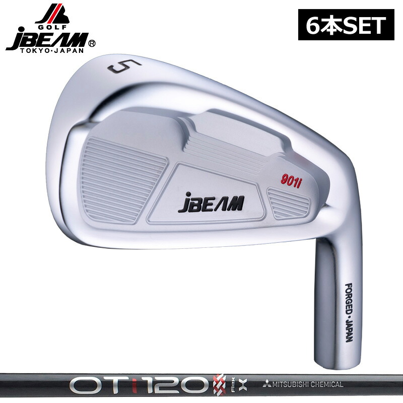 JBEAM T901i アイアン仕掛ける 6本組(#5-PW) 三菱ケミカル OT TOUR IRON 作り付ける 【カスタム】【新品】  J光束 炭素立て坑 地野球クラブ