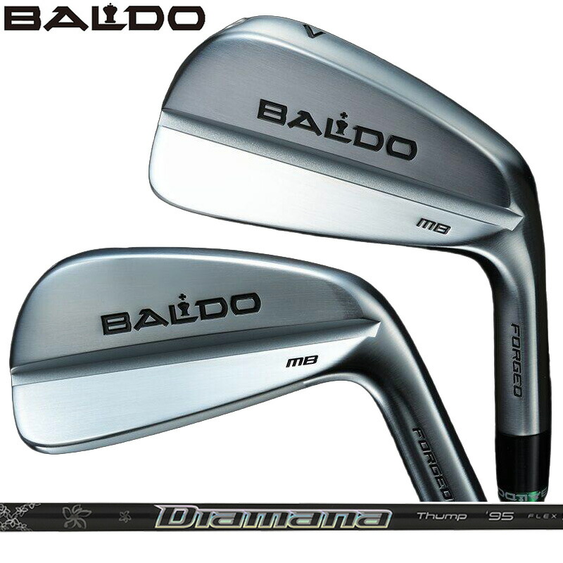 バルド フォージド マッスルバック アイアン MB 6本組(5-PW) 三菱ケミカル Diamana Thump Iron 作り付ける ディアマナ サンプ 炭素 【カスタム】【新品】 BALDO FORGED アイアン仕掛ける ゴルフ野球クラブ