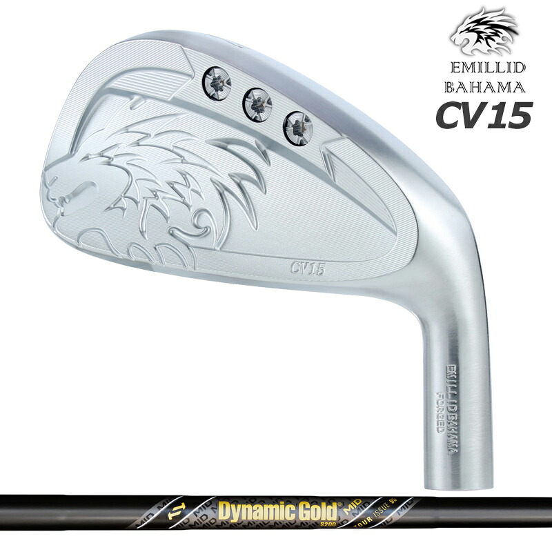 エミリッド バハマ CV15 がら明き アイアン 6本組 ダイナミックゴールド MID 95 TOUR ISSUE Gunmetal 作り付ける ミッド 火器メタ 【カスタム】【新品】 EMILLID BAHAMA 野球クラブ 仕掛ける