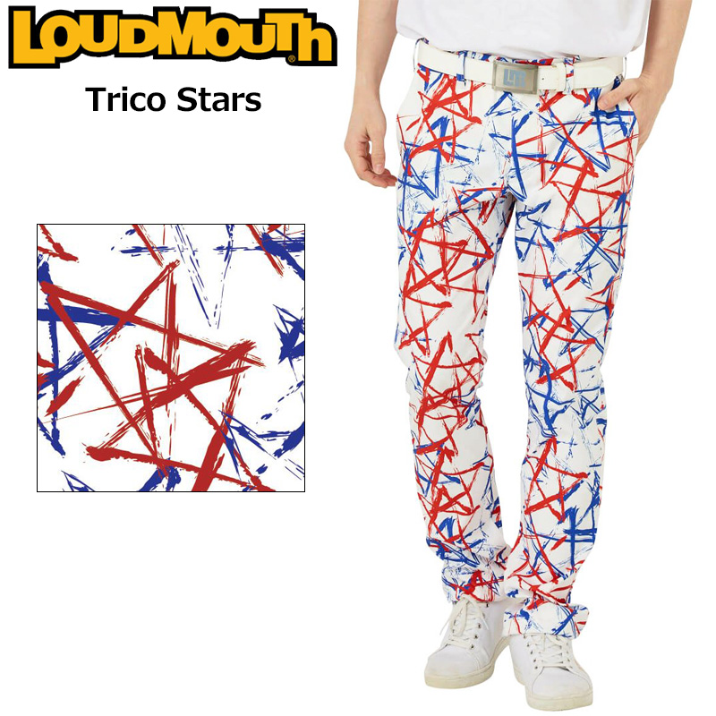 ラウドマウス メンズ ロングパンツ 763300(355) Trico Stars トリコスターズ 【日本規格】【新品】 3SS2 Loudmouth ゴルフウェア 派手 MAR2画像