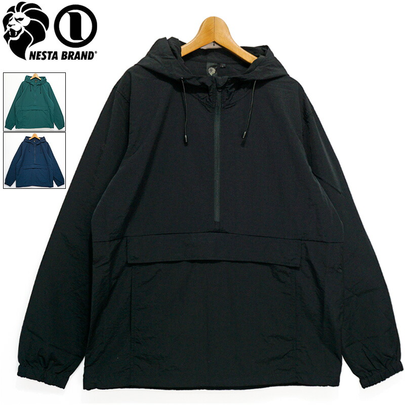 ネスタブランド 撥水 パーカ 長袖 ナイロン パーカー 223NB1604 NESTA BRAND 【新品】RCBR トップス 流行り物 SEP3