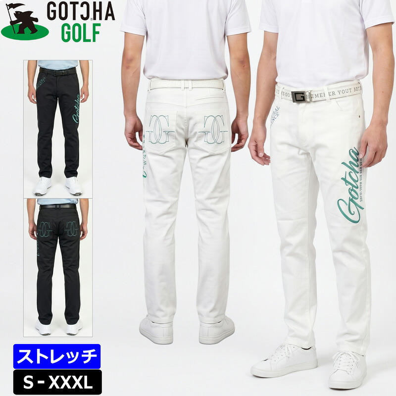 ガッチャゴルフ 2026 メンズ ロングパンツ ストレッチ マリンイメージ 262GG1801 GOTCHA GOLF 【新品】26SS ゴルフウェア ボトムス MAR2｜サードウェイブ ゴルスポスタイル