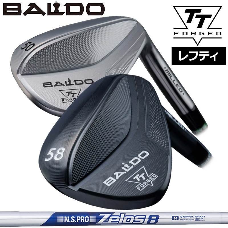 バルド 2024 レフティ TT フォージド ウェッジ 日本シャフト ZELOS 8 装着 ゼロス8 スチール 【カスタム】【新品】 BALDO FORGED MILLED WEDGE クラブ TTウェッジ TOUR SATIN BLACK｜サードウェイブ ゴルスポスタイル 22,366円