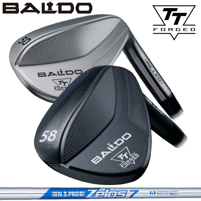 バルド 2024  TT フォージド ウェッジ 日本立て坑 ZELOS 7 作り付ける ゼロス7 スチール写真 【カスタム】【新品】 BALDO FORGED MILLED WEDGE 野球クラブ TTウェッジ TOUR SATIN BLACK