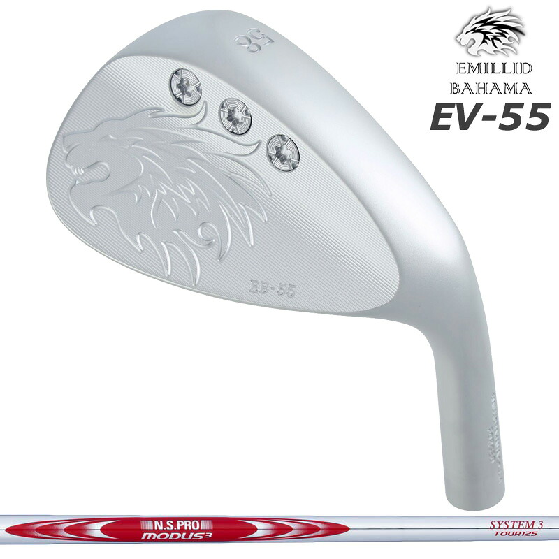 エミリッド バハマ EB-55 ウェッジ 日本立て坑 N.S.PRO MODUS3 SYSTEM3 TOUR 125 作り付ける NS スチール写真 【カスタム】【新品】 EB55 EMILLID BAHAMA GOLF 地野球クラブ