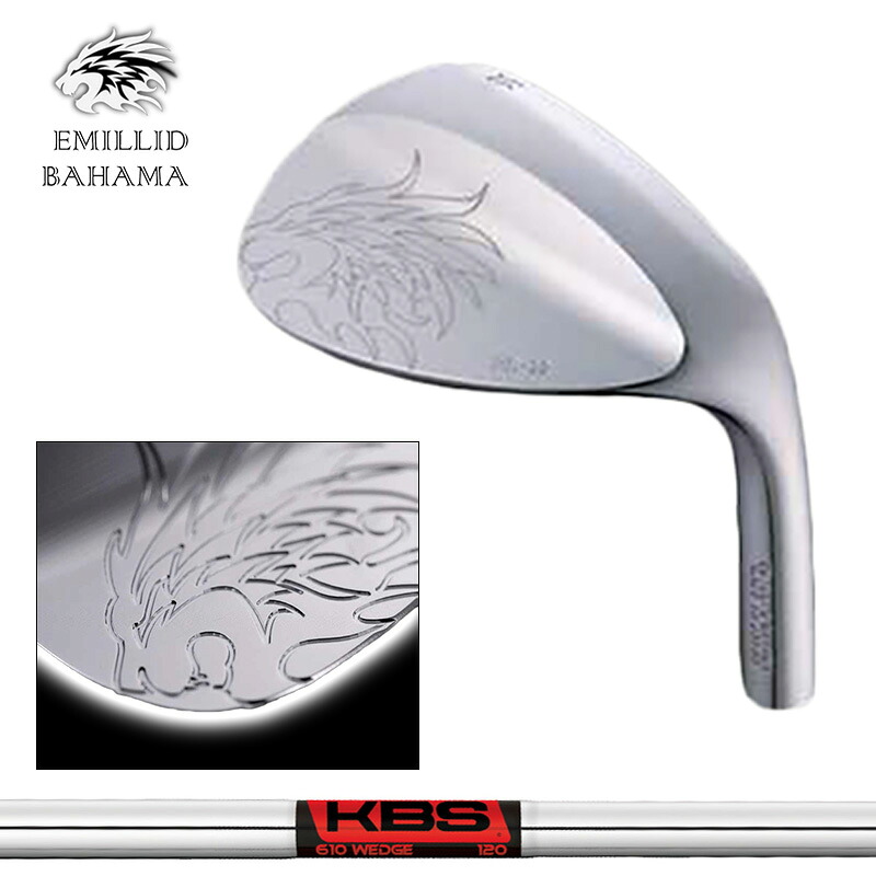 エミリッド バハマ EB-99 ウェッジ KBS TOUR 610 WEDGE 作り付ける 周遊旅行 スチール写真 【カスタム】【新品】 EB99 EMILLID BAHAMA WEDGE 軟鉄 バハマウェッジ GOLF 地野球クラブ