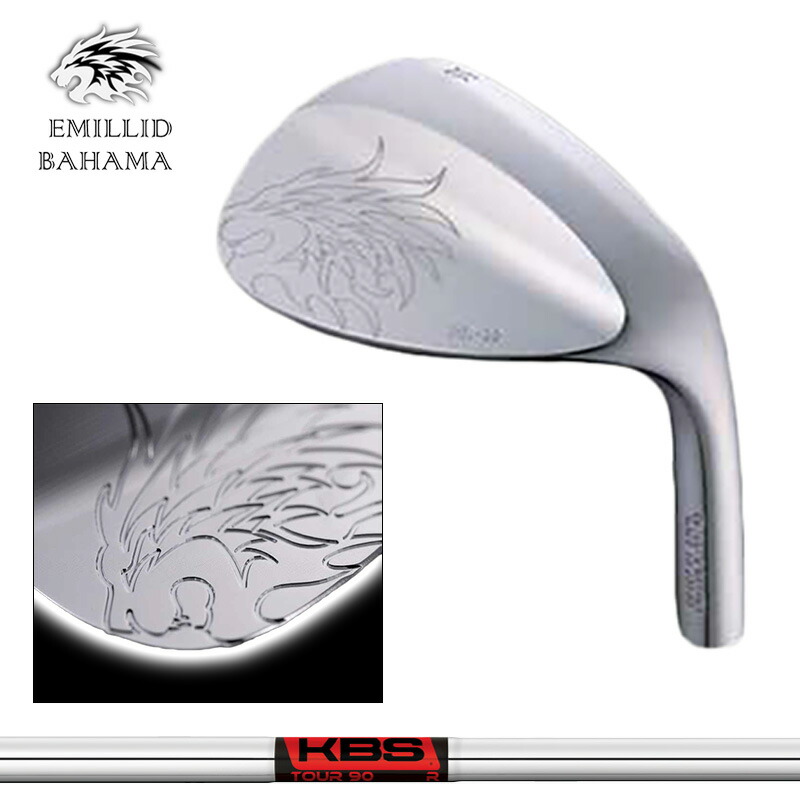 エミリッド バハマ EB-99 ウェッジ KBS TOUR 90 作り付ける 周遊旅行 スチール写真 【カスタム】【新品】 EB99 EMILLID BAHAMA WEDGE 軟鉄 バハマウェッジ GOLF 地野球クラブ