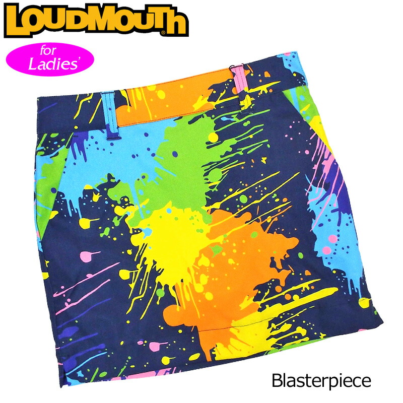 0円 最大91%OFFクーポン レディース ラウドマウス スコート スカート Blasterpiece ブラスターピース 769366 188 19SS Loudmouth 春夏秋 ゴルフウェア ボトムス 派手 な