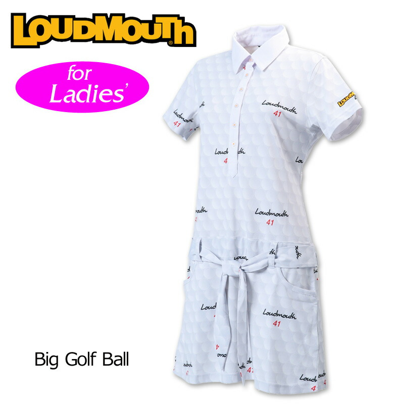 ゴルフウェア ワンピース Golf 日本規格 17ss Loudmouth 067 レディース ラウドマウス スカート スカート ゴルフボール Off ラウドマウス専門店 ポロシャツ Lm 派手な やんちゃで遊び心がありながら 上品で派手 即納 17ss 春夏 日本一の品揃え