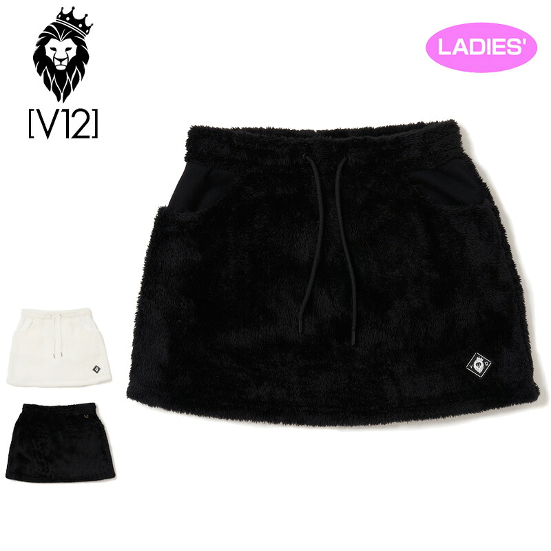 V12 ゴルフ ヴィ・トゥエルヴ レディース スカート FUR SKIRT V122020-SK01 防寒 【新品】PCBR ゴルフウェア レディスウェア スコート ファー モコモコ GOLF｜サードウェイブ ゴルスポスタイル 17,424円