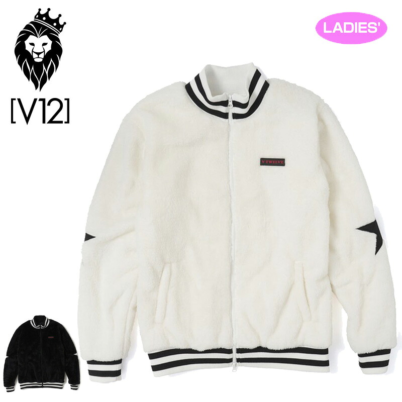 V12 ゴルフ レディース ファー ジャケット ONE STAR FUR JKT V122120-JK05 ヴィ・トゥエルヴ 【新品】QCBR ゴルフウェア ブルゾン トップス アウター スター GOLF|サードウェイブ ゴルスポスタイル
