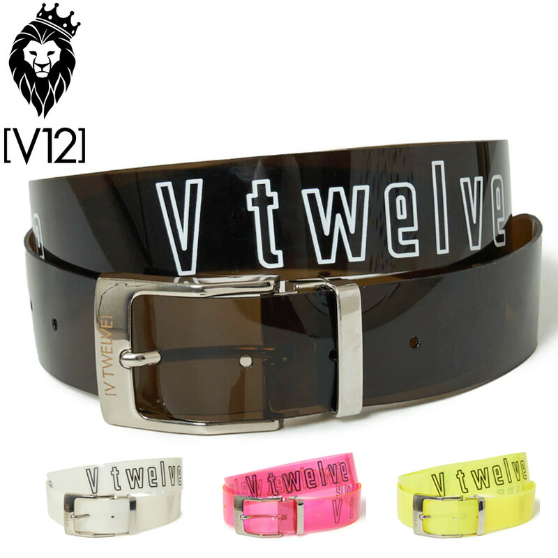 V12 ゴルフ ヴィ・トゥエルヴ スケルトン 胴締め SKELETON BELT V122310-BL03【新品】SAAR ゴルフ御召しもの 男女兼用 VTロゴタイプ 今めかしい ブランド名 V12 GOLF JAN3