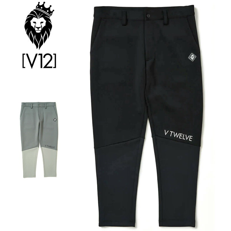 V12 ゴルフ メンズ ロングズボン下 DMAT PANTS ダンボール編み物 V122310-PN07 ヴィ・トゥエルヴ 【新品】SAAR ゴルフお召しもの 汗水 GOLF JAN3