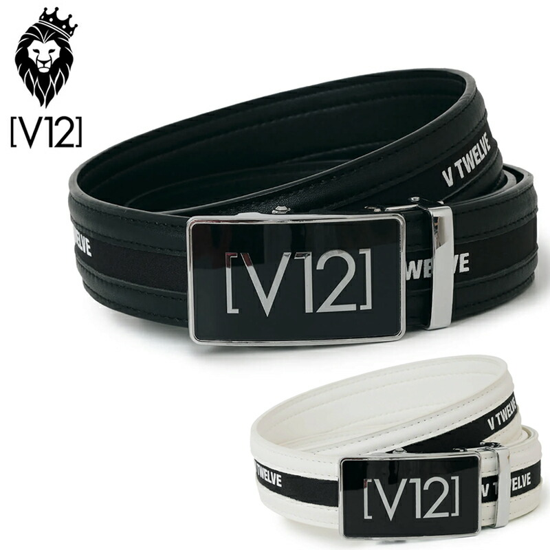 V12 ゴルフ ヴィ・トゥエルヴ 胴締め FREELY BELT V122410-BL03【新品】TAAR ゴルフ御召しもの 男女兼用 VTロゴタイプ 今めかしい ブランド名 V12 GOLF