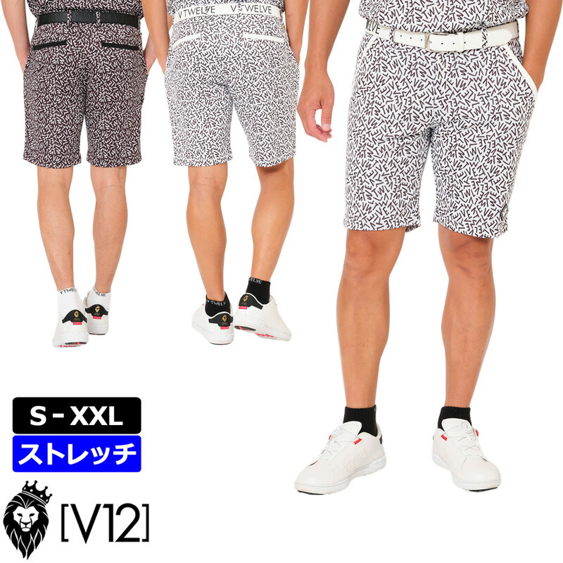 V12 ゴルフ 2026 メンズ 遊撃手ズボン下 KH SHORT V122610-HP11 ヴィ・トゥエルヴ  【新品】26SS さる股引き 二分の一ズボン下 ボトムス ゴルフお召しもの 成人男性用 V12 GOLF