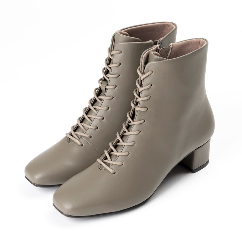 アシックス CUBE BOOTS WP AO-10251 レディースシューズ 069 カーキ AcureZ アキュアーズ 心地好いブーツ シューズ（レディース） レディース靴-靴-ブーツ