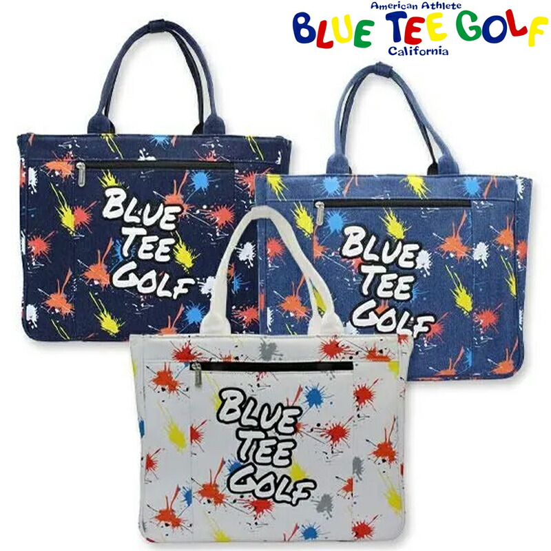 ブルーティーゴルフ デニムペイント ボストンバッグ BTG-BB002【新品】UAAR Blue Tee Golf California BB-002 ダッフルバッグ メンズ レディース