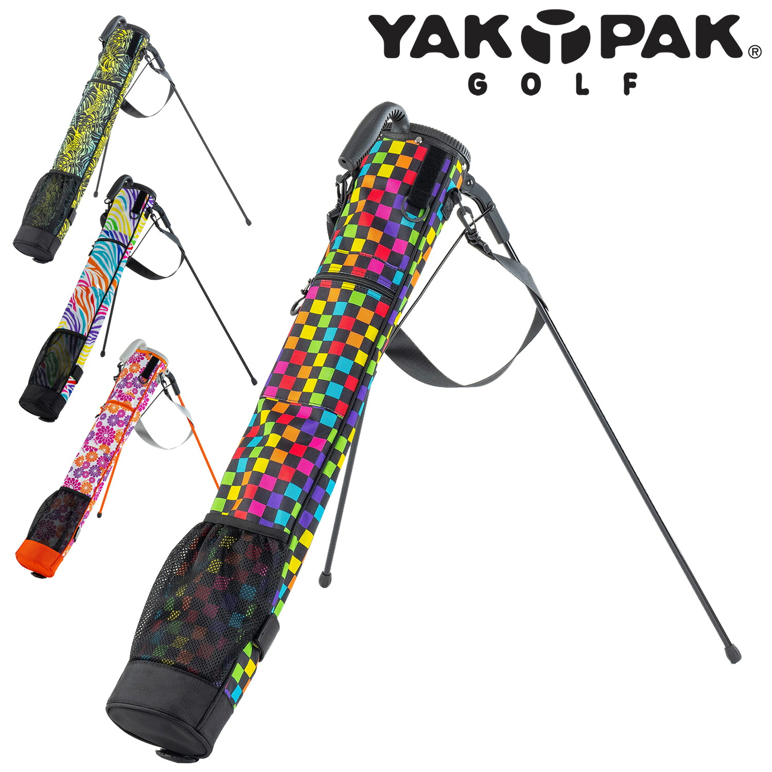 ヤック容器に並べる セルフスタンドキャリーバッグ YP-301RB 【新品】YAKPAK ラウンド御徒面子 セルフ照明ランプ 持ちはこび入れもの