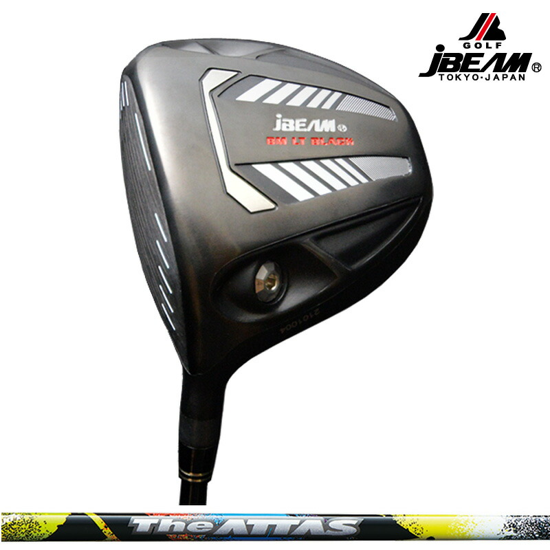 JBEAM レフティ BM LT BLACK ドライバー UST Mamiya The ATTAS 装着 アッタス マミヤ カーボン ブラック DRIVER 【カスタム】【新品】 Jビーム GOLF シャフト 地クラブ