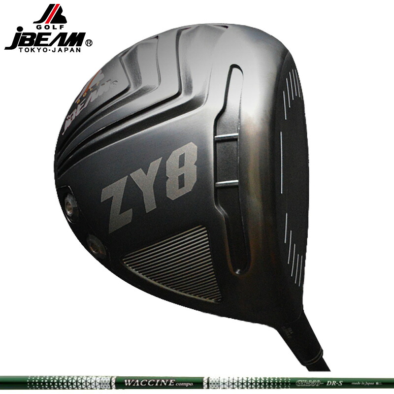 JBEAM ZY-8 ドライバー グラビティ ワクチンコンポ GR350 装着【カスタム】【新品】 Jビーム GOLF シャフト 地クラブ GRAVITY WACCINE Compo