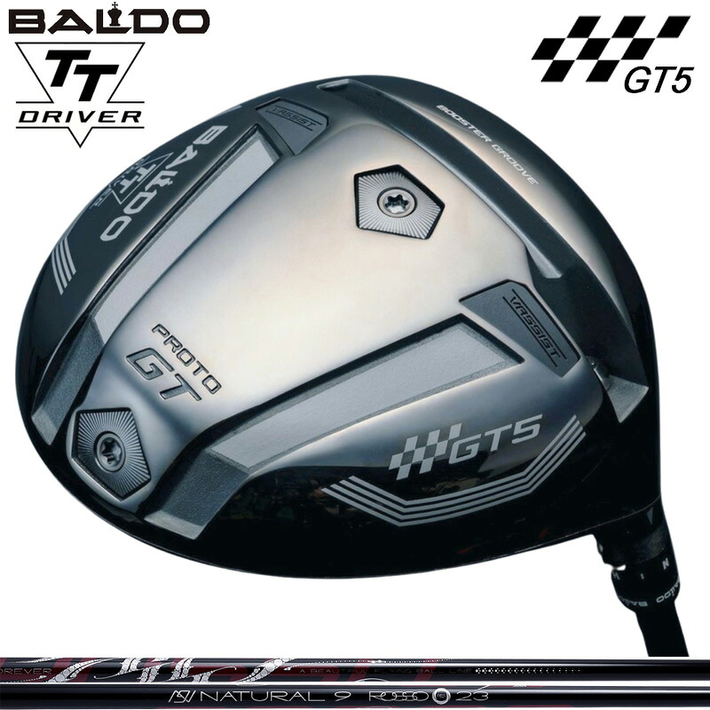 バルド TT ドライバー GT5 DEEP プロト 可変式 ARCH Natural 9 ROSSO 装着 アーチ ナチュラル9 ロッソ 【カスタム】【新品】 BALDO DRIVER ディープ PROTO 地クラブ ゴルフ