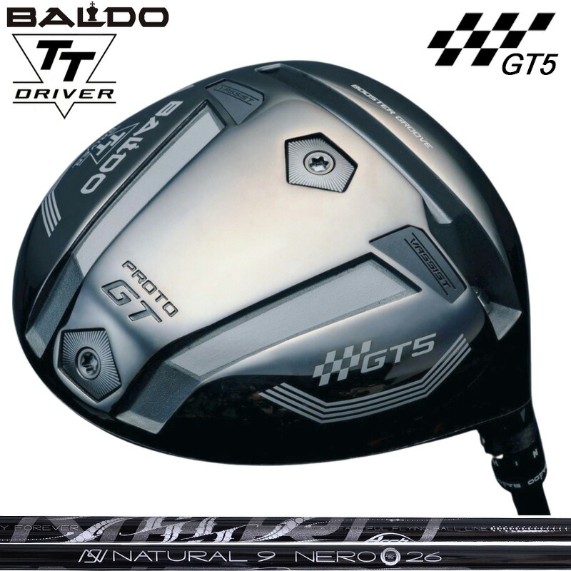 バルド TT ドライバー GT5 DEEP プロト 可変式 ARCH Natural 9 NERO 装着 アーチ ネロ ナチュラル9 【カスタム】【新品】 BALDO DRIVER ディープ PROTO 地クラブ ゴルフ