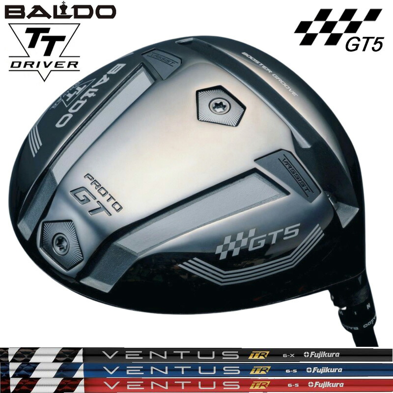 バルド TT ドライバー GT5 DEEP プロト 可変式 Fujikura VENTUS TR 装着 フジクラ ベンタス 【カスタム】【新品】 BALDO DRIVER ディープ PROTO 地クラブ ゴルフ