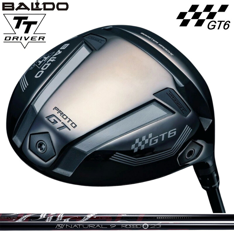 バルド TT ドライバー GT6 SHALLOW プロト 可変式 ARCH Natural 9 ROSSO 装着 アーチ ナチュラル9 ロッソ 【カスタム】【新品】 BALDO DRIVER シャロー PROTO 地クラブ ゴルフ