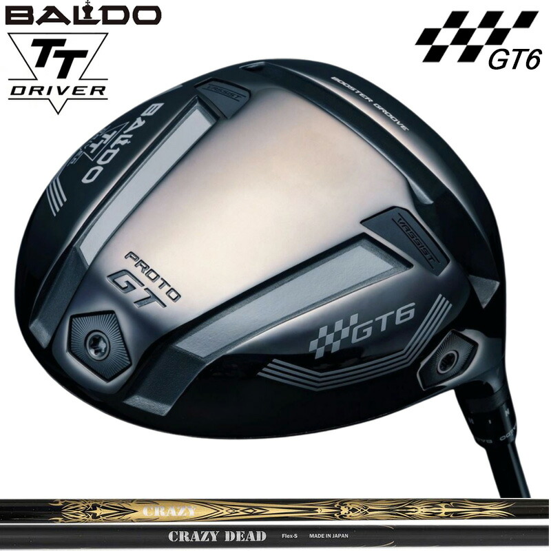 バルド TT ドライバー GT6 SHALLOW プロト 可変式 クレイジー DEAD 装着 CRAZY デッド 1W 【カスタム】【新品】 BALDO DRIVER シャロー PROTO 地クラブ ゴルフ