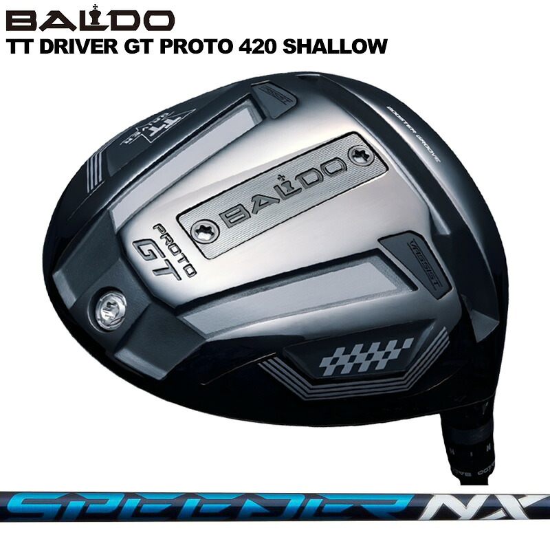 バルド TT ドライバー GT プロト 420 シャロー 可変式 Fujikura SPEEDER NX 装着 フジクラ スピーダー ブルー 【カスタム】【新品】 BALDO DRIVER PROTO SHALLOW 地クラブ ゴルフ