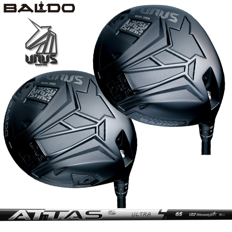 バルド 2026 UNUS ドライバー DD SD 可変式 UST Mamiya ATTAS RX ULTRA BLACK 装着 アッタス ウルトラ ブラック 【カスタム】【新品】 BALDO DRIVER ウヌス 地クラブ ゴルフ