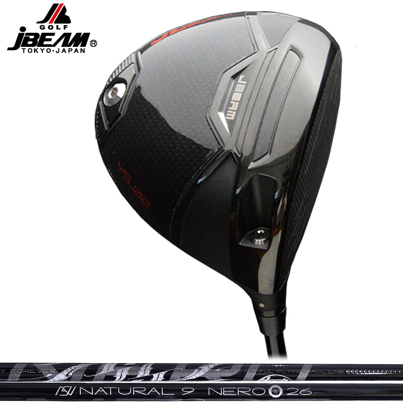 JBEAM JL BLACK １番ウッド ARCH Natural 9 NERO とり備える アーチ形 ネロ 自然的9 【カスタム】【新品】 J光線 ジェイ エル 黒いこと ジェーエル BK GOLF 立て坑 地野球クラブ