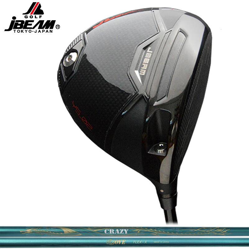 JBEAM JL BLACK １番ウッド クレイジー Royal Decoration OVE とり備える CRAZY ロイデコ 【カスタム】【新品】 J光束 ジェイ エル 黒いこと ジェーエル BK GOLF 矢がら 地野球クラブ
