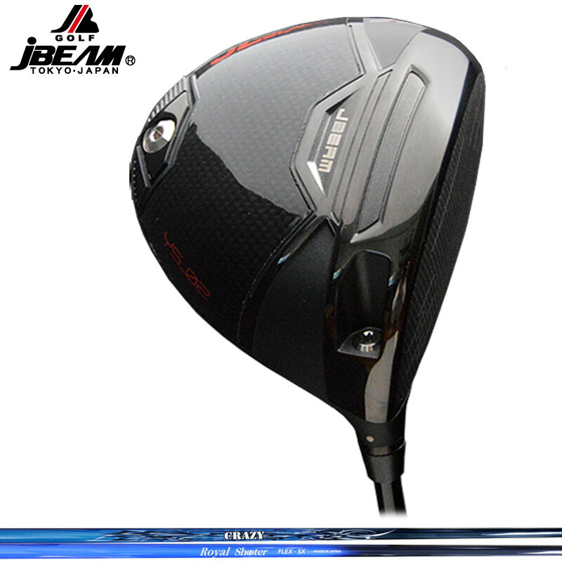 JBEAM JL BLACK １番ウッド クレイジー ROYAL SHOOTER 作り付ける CRAZY 鉄砲撃ち 【カスタム】【新品】 J光束 ジェイ エル 黒いこと ジェーエル BK GOLF 立て坑 地野球クラブ