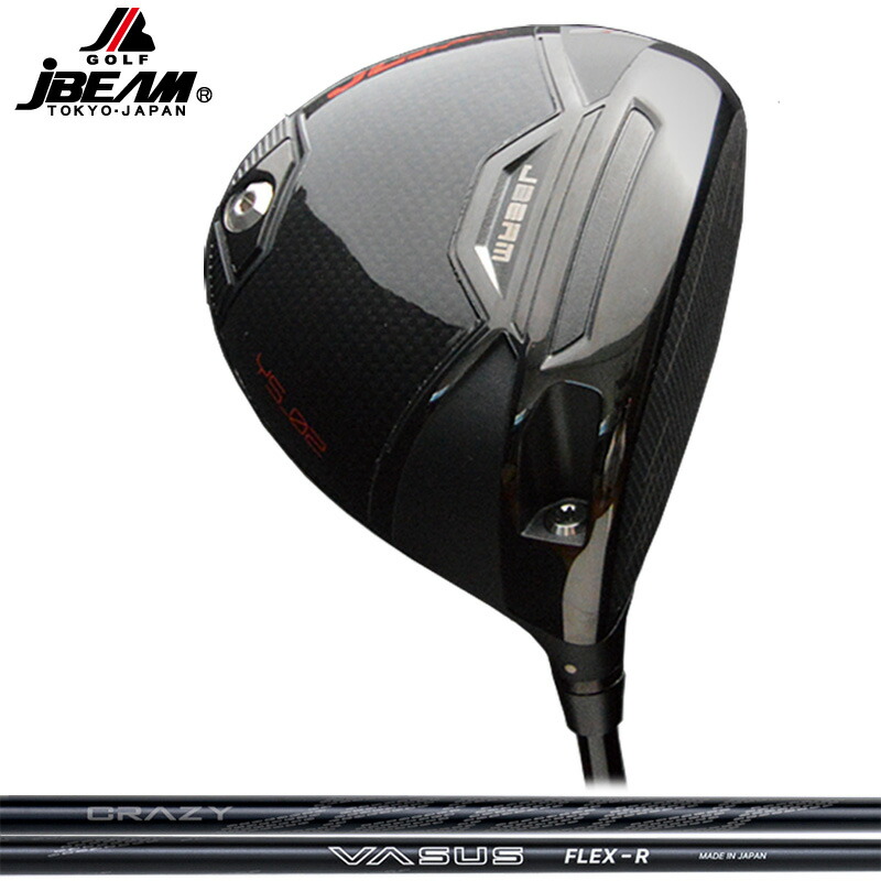 JBEAM JL BLACK １番ウッド クレイジー VASUS とり備える CRAZY ヴァーサス 【カスタム】【新品】 J光束 ジェイ エル 黒いこと ジェーエル BK GOLF 矢がら 地野球クラブ