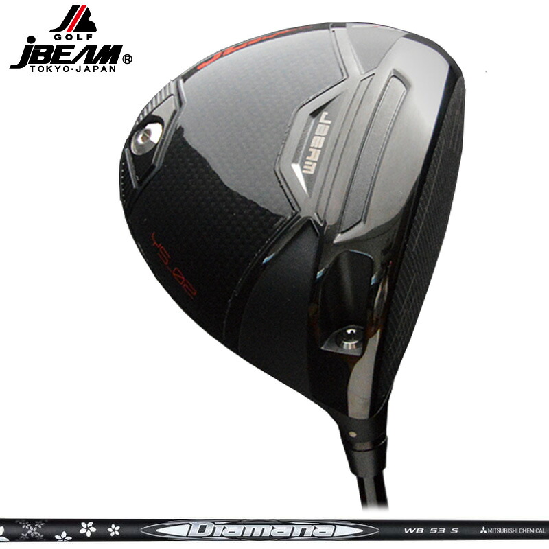 JBEAM JL BLACK ドライバー 三菱ケミカル Diamana WB 装着 ディアマナ 【カスタム】【新品】 Jビーム ジェイ エル ブラック ジェーエル BK GOLF シャフト 地クラブ