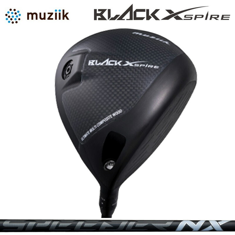 ムジーク ブラック エクスパイヤー 可変式 ドライバー Fujikura SPEEDER NX BLACK 装着 フジクラ スピーダー ブラック 【カスタム】【新品】 Muziik On The Screw BLACK XSPIRE シャフト 地クラブ GOLF