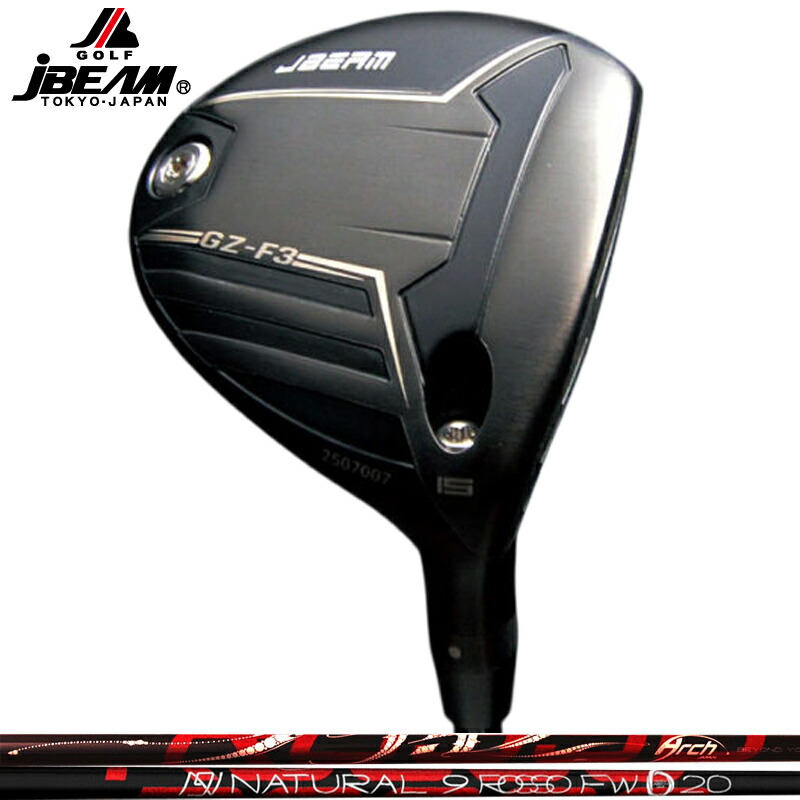 JBEAM GZ フェアウェイウッド ARCH Natural 9 ROSSO FW とり備える アーチ形 自然的9 ロッソ 【カスタム】【新品】 ジェイ J光束 重力加速度 ゼット FAIRWAY WOOD GOLF 矢がら 地野球クラブ