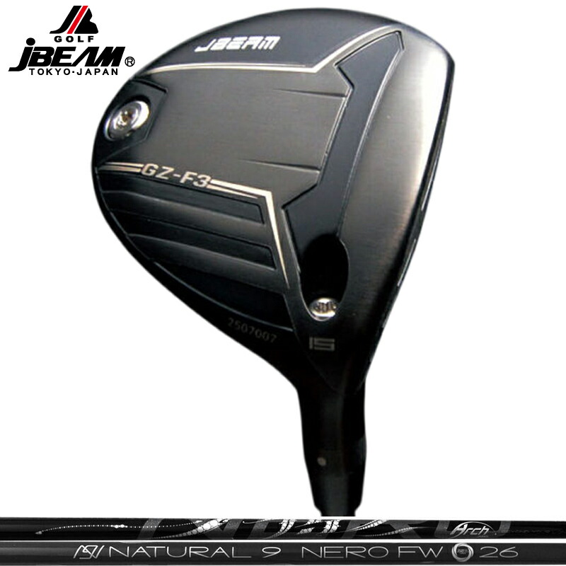 JBEAM GZ フェアウェイウッド ARCH Natural 9 NERO FW とり備える アーチ形 ネロ 自然的9 【カスタム】【新品】 ジェイ J光束 重力加速度 ゼット FAIRWAY WOOD GOLF 矢がら 地野球クラブ