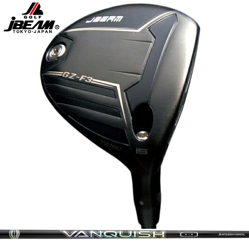 JBEAM GZ フェアウェイウッド 三菱ケミカル VANQUISH FW とり備える ヴァンキッシュ 【カスタム】【新品】 ジェイ J光束 重力加速度 ゼット FAIRWAY WOOD GOLF 矢がら 地野球クラブ