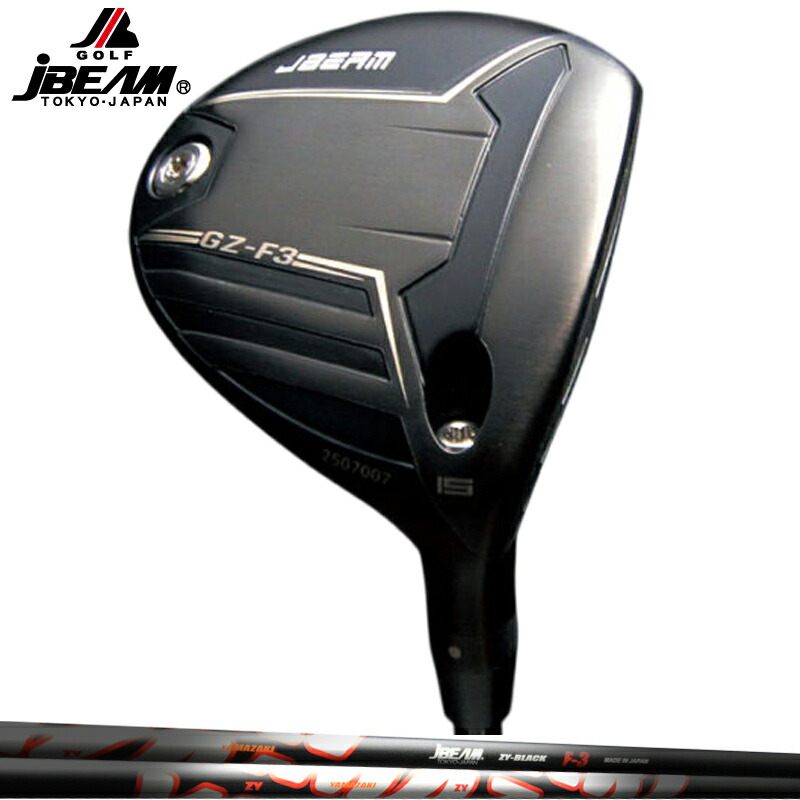 JBEAM GZ フェアウェイウッド JBEAM ZY-BLACK FW とり備える J光束 黒いこと 【カスタム】【新品】 ジェイ J光束 重力加速度 ゼット FAIRWAY WOOD GOLF 矢がら 地野球クラブ