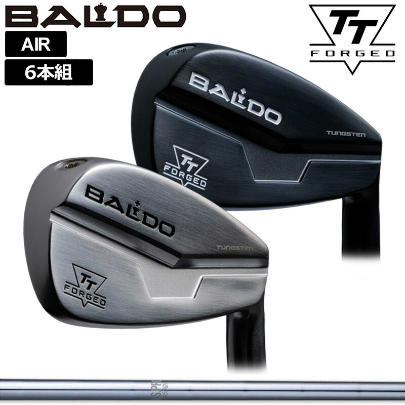 【BALDO TT x FORGED】 6本 アイアンセット（メンズ） TTx FORGED BLACK LIMITED｜BALDO｜アイアンセット｜N.S.