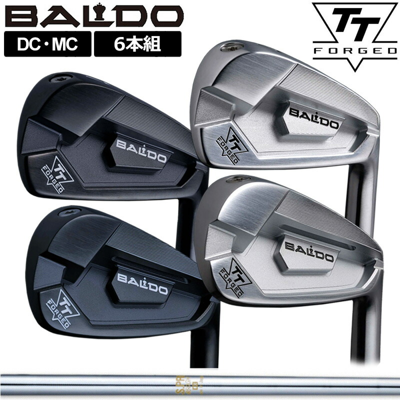 バルド ゴルフクラブ 3本セット レフティ BALDO バルド レフティ 2024 TT FORGED アイアン DC 6本組(＃5-P
