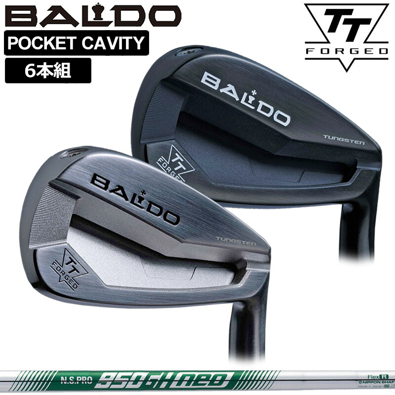 バルド 2024 TT FORGED PC アイアン 6本組(＃5-P) 日本シャフト N.S.PRO 950GH NEO 装着 NS ネオ スチール 【カスタム】【新品】 BALDO フォージド ポケットキャビティ アイアンセット ゴルフ クラブ TOUR SATIN BLACK TTアイアン 102,020円