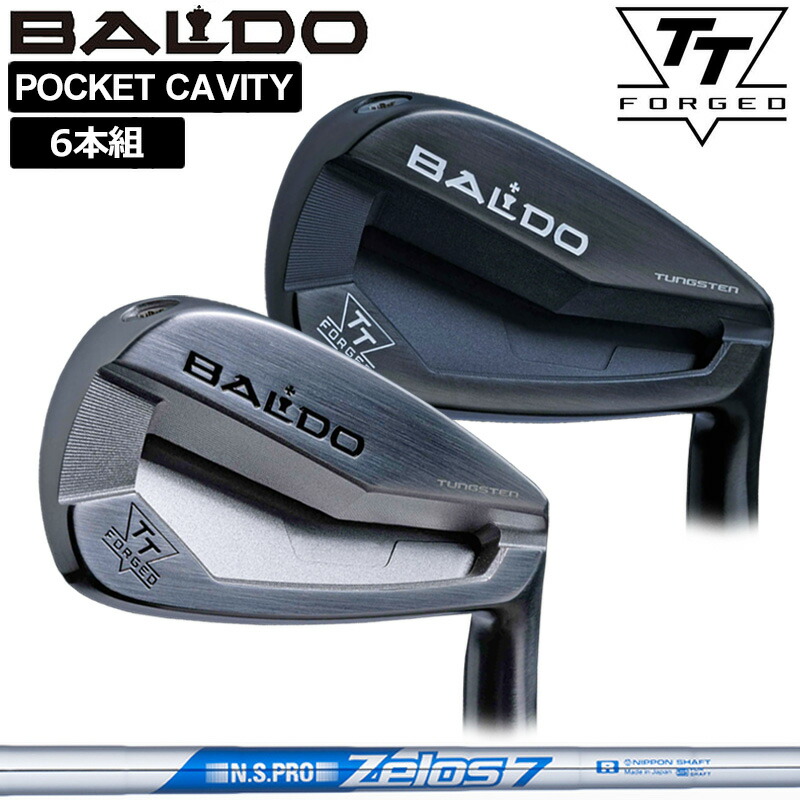 【BALDO TT x FORGED】 6本 アイアンセット（メンズ） TTx FORGED BLACK LIMITED｜BALDO｜アイアンセット｜N.S.