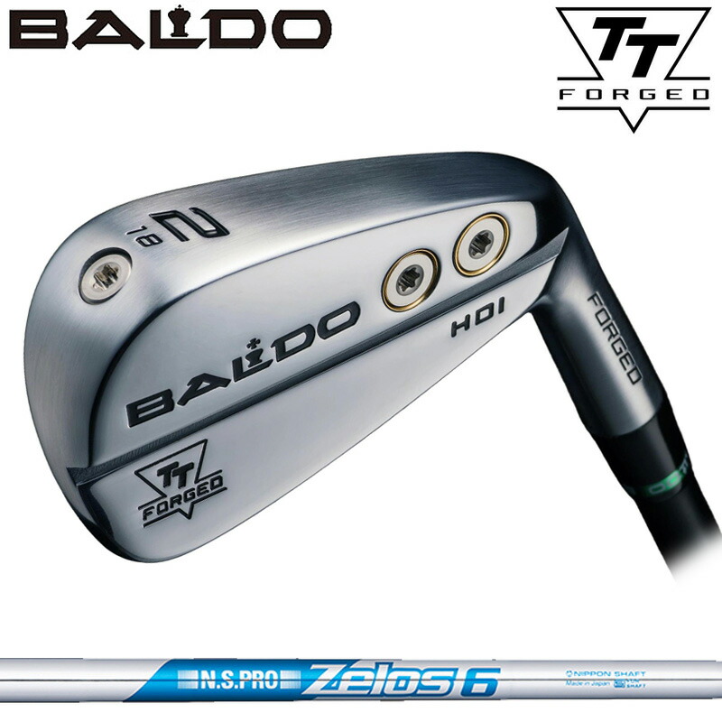 バルド TT ハイブリッド アイアン HDI サテンヘッド 日本シャフト ZELOS 6 装着 ゼロス6 スチール 【カスタム】【新品】 ドライビング BALDO HYBRID DRIVING IRON Satin ゴルフ クラブ