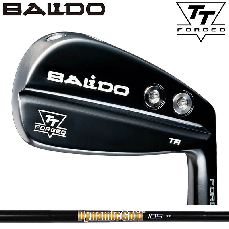 バルド TT FORGED ツアー エアー アイアン ブラック 6本組 トゥルーテンパー ダイナミックゴールド 105 ONYX BLACK 装着 オニキス 【カスタム】【新品】 BALDO フォージド TA AIR アイアンセット ゴルフ クラブ