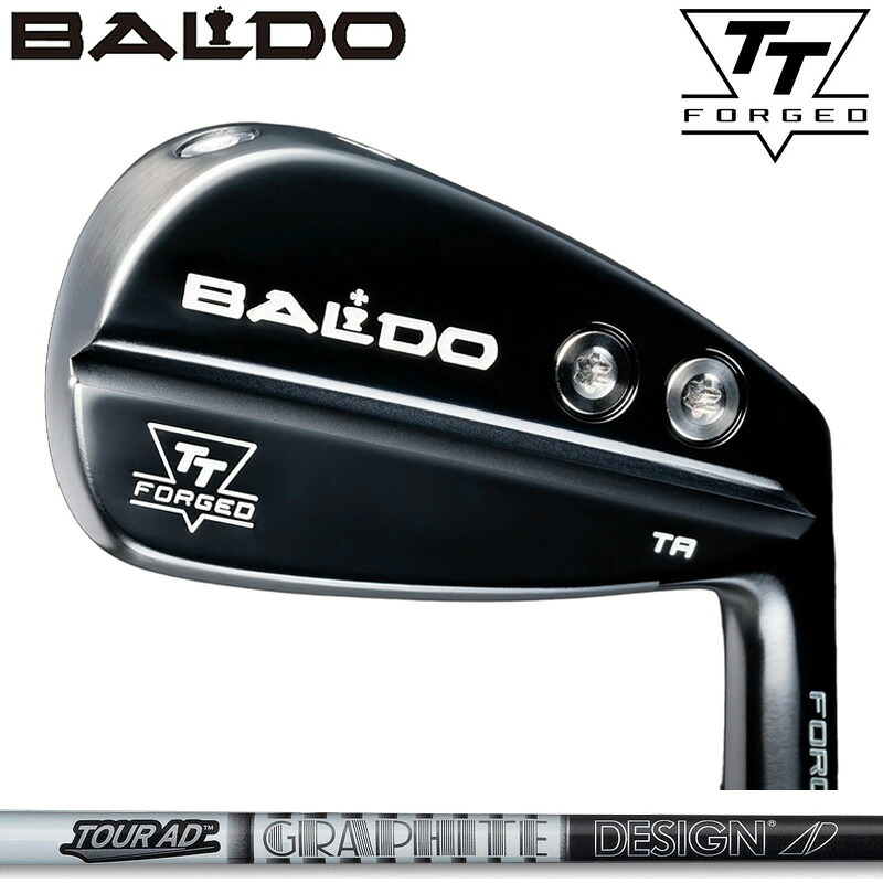 バルド TT FORGED ツアー エアー アイアン ブラック 6本組 グラファイトデザイン TourAD AD-105/115 装着 カーボン 【カスタム】【新品】 BALDO フォージド TA AIR アイアンセット ゴルフ クラブ